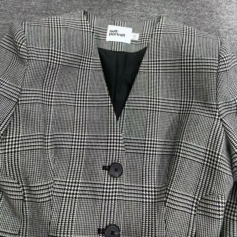 SELF-PORTRAIT
Check Blazer Mini Dress - Picture 7 of 9